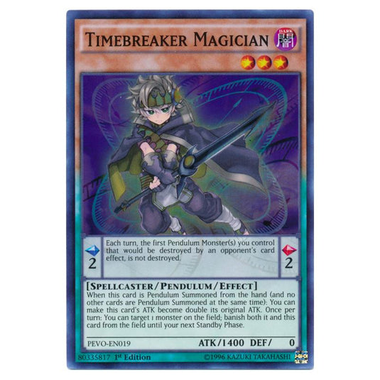 Yu-Gi-Oh! - Pendulum Evolution - Timebreaker Magician (Super Rare) PEVO-EN019