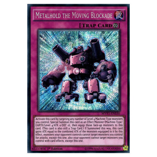 Yu-Gi-Oh! - Yu-Gi-Oh! The Dark Side of Dimensions Movie Pack Secret Edition - Metalhold the Moving Blockade (Secret Rare) MVP1-ENS30