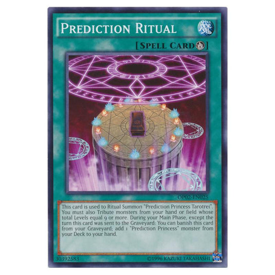 Yu-Gi-Oh! - OTS Tournament Pack 2 - Prediction Ritual (Common) OP02-EN025