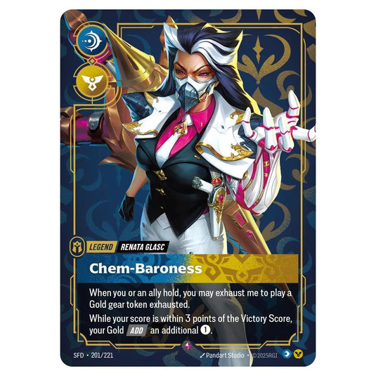 Riftbound: League of Legends TCG - Spiritforged - Renata Glasc - Chem-Baroness - 201/221
