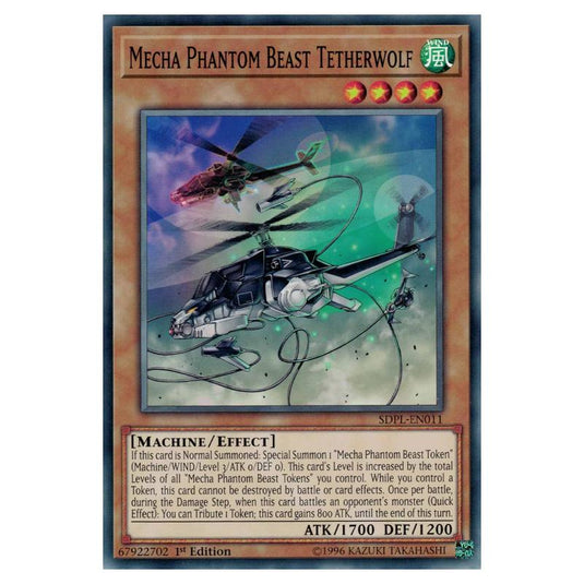 Yu-Gi-Oh! - Structure Deck - Powercode Link - Mecha Phantom Beast Tetherwolf (Common) SDPL-EN011