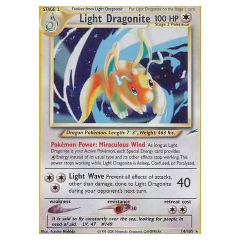 Pokemon - Neo Destiny - Light Dragonite