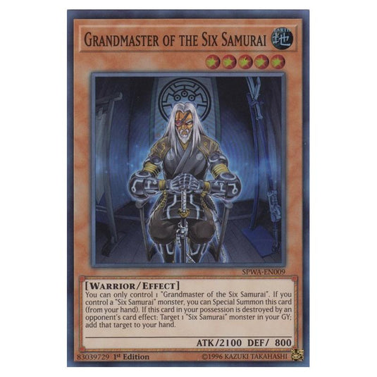 Yu-Gi-Oh! - Spirit Warriors - Grandmaster of the Six Samurai (Super Rare) SPWA-EN009