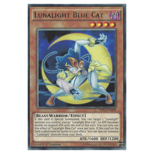 Yu-Gi-Oh! - Shining Victories - Lunalight Blue Cat (Rare) SHVI-EN008