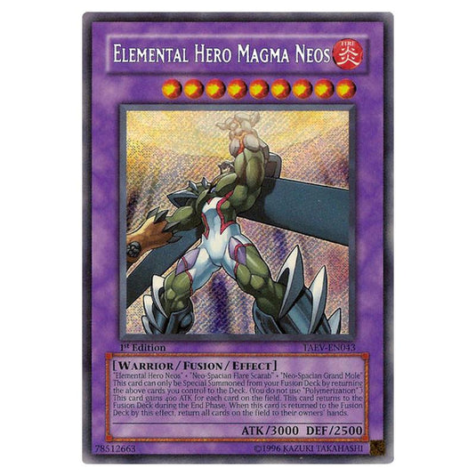 Yu-Gi-Oh! - Tactical Evolution - Elemental HERO Magma Neos (Secret Rare) TAEV-EN043