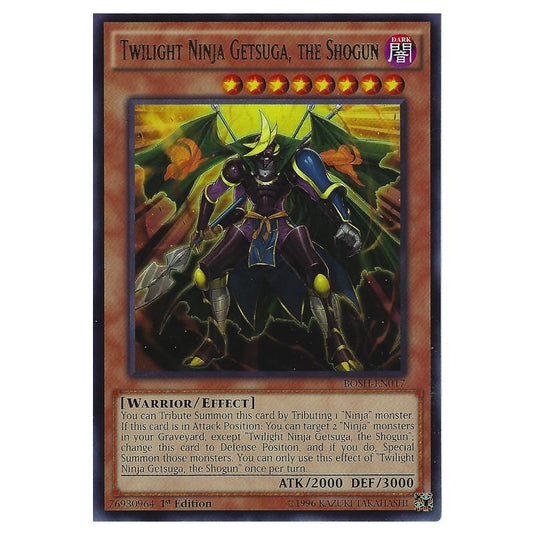 Yu-Gi-Oh! - Breakers of Shadow - Twilight Ninja Getsuga, the Shogun (Rare) BOSH-EN017