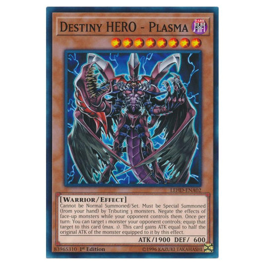 Yu-Gi-Oh! - Legendary Hero Decks - Destiny HERO - Plasma (Common) LEHD-ENA02