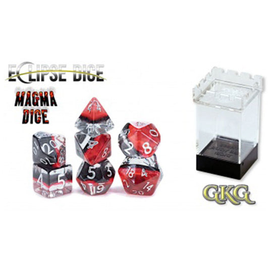 Eclipse Dice - Magma - Dice Set