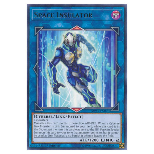 Yu-Gi-Oh! - 2019 Gold Sarcophagus Tin Mega Pack - Space Insulator (Rare) MP19-EN020