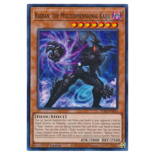 Yu-Gi-Oh! - Structure Deck - Sacred Beasts - Radian, the Multidimensional Kaiju (Common) SDSA-EN012