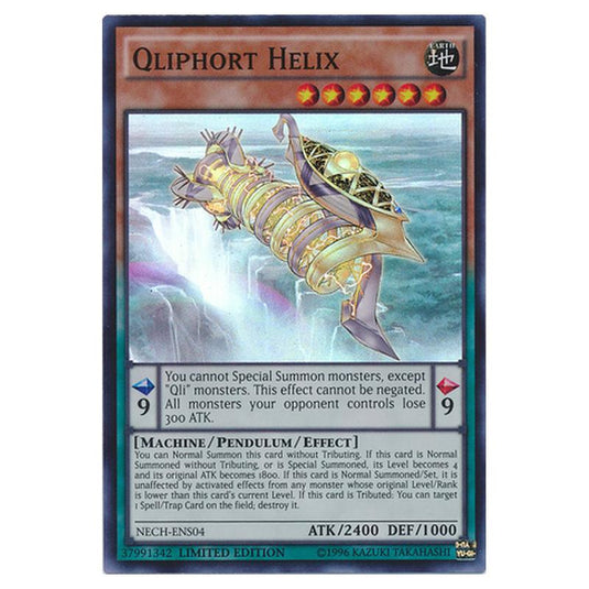 Yu-Gi-Oh! - The New Challengers - Super Edition - Qliphort Helix (Super Rare) NECH-ENS04