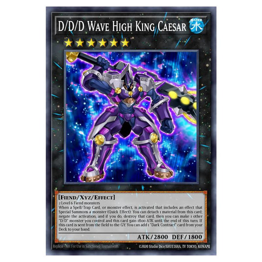 Yu-Gi-Oh! - OTS Tournament Pack 24 - D/D/D Wave High King Caesar (Super Rare) OP24-EN009