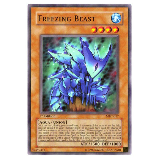 Yu-Gi-Oh! - Magician\'s Force - Freezing Beast (Common) MFC-017