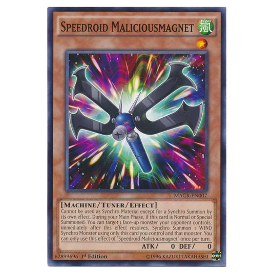 Yu-Gi-Oh! - Maximum Crisis - Speedroid Maliciousmagnet (Common) MACR-EN007