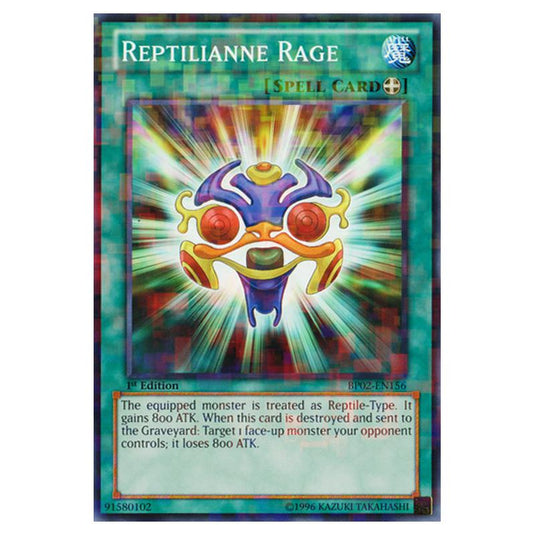 Yu-Gi-Oh! - Battle Pack 2 - War of the Giants - Reptilianne Rage (Mosaic Rare) BP02-EN156