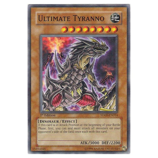 Yu-Gi-Oh! - Structure Deck - Dinosaur's Rage - Ultimate Tyranno (Common) SD09-EN014