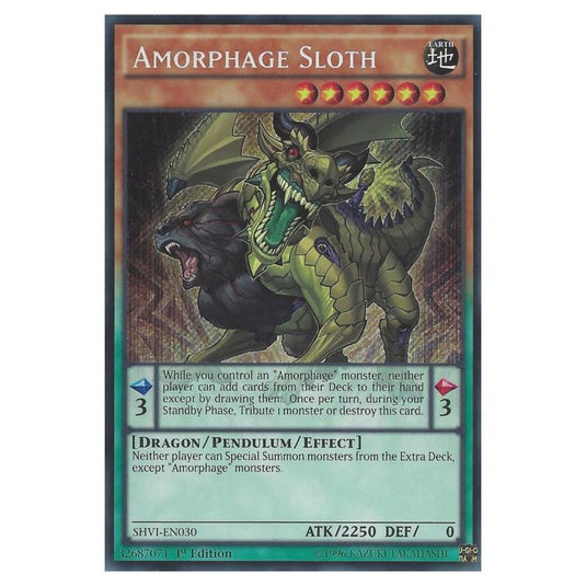 Yu-Gi-Oh! - Shining Victories - Amorphage Sloth (Secret Rare) SHVI-EN030