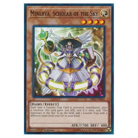 Yu-Gi-Oh! - Structure Deck - Wave of Light - Minerva, Scholar of the Sky (Common) SR05-EN002