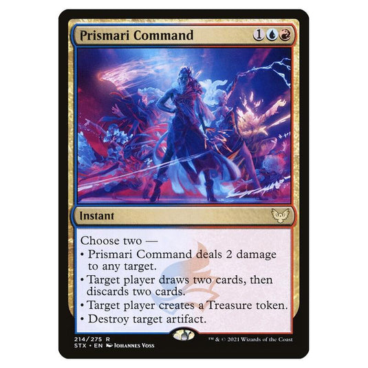 Magic The Gathering - Strixhaven: School Of Mages - Prismari Command - 214/275 (stamped)