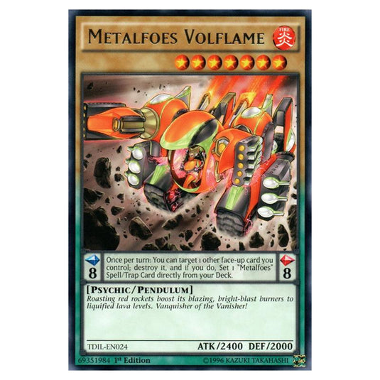 Yu-Gi-Oh! - The Dark Illusion - Metalfoes Volflame (Rare) TDIL-EN024