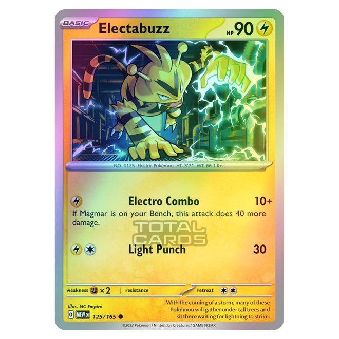electabuzz pokemon card value 2016 Pokemon - Scarlet & Violet - 151 - Electabuzz (Cosmic Holo)