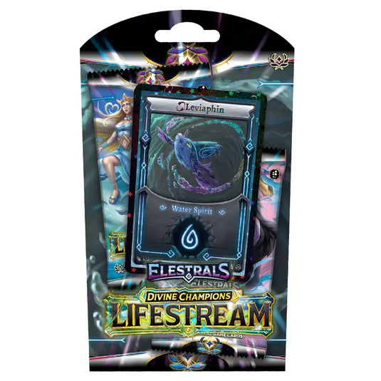 Elestrals TCG - Divine Champions - Lifestream - Blister Pack - Reverse Stellar Leviaphin