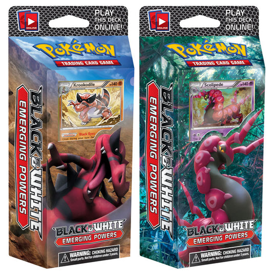 Pokemon - Black & White - Emerging Powers - Theme Decks - Power Play + Toxic Tricks