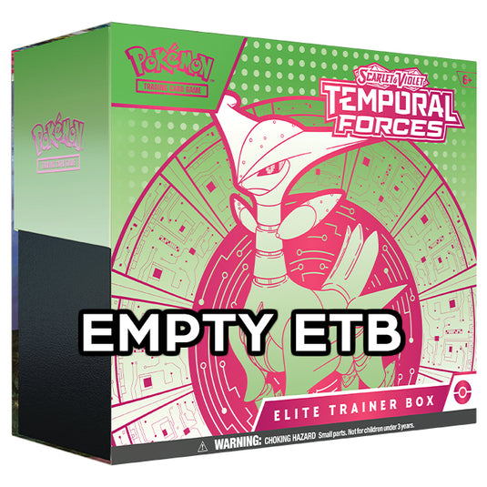 Pokemon - Temporal Forces - Empty Elite Trainer - Storage Box