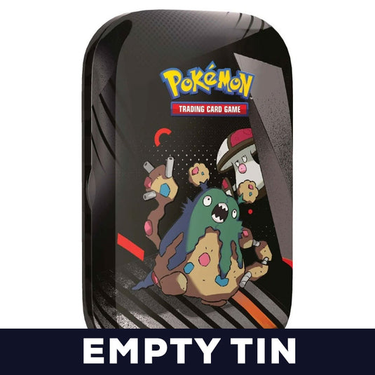 Pokemon - Scarlet & Violet - Black Bolt & White Flare - Unova Mini Tin - Garbodor & Amoonguss - Empty Tin