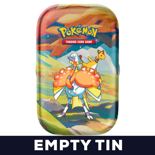 Pokemon - Scarlet & Violet - Vibrant Paldea - Mini Tin - Espathra & Ampharos (Empty Tin)