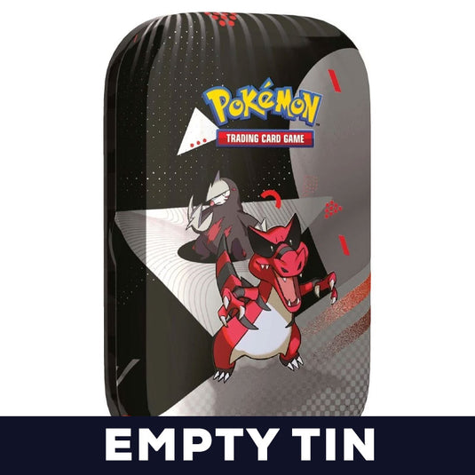 Pokemon - Scarlet & Violet - Black Bolt & White Flare - Unova Mini Tin - Krookodile & Excadrill - Empty Tin