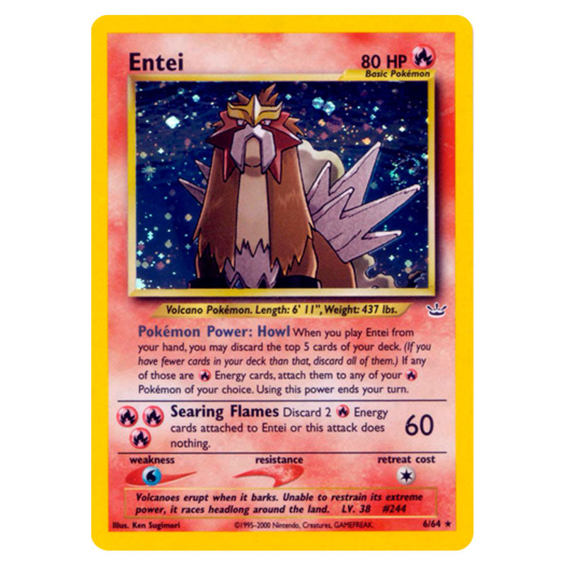 Pokemon - Neo - Neo Revelation - Entei - 6/64