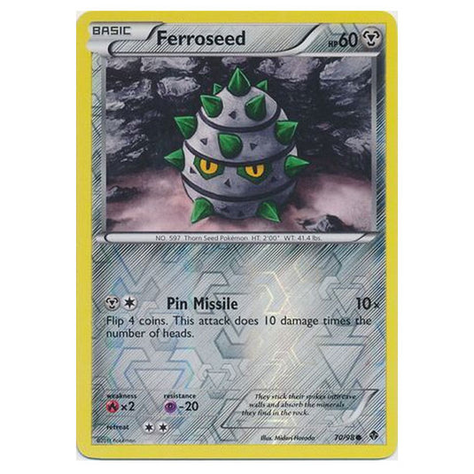 Pokemon - Black & White - Emerging Powers - (Reverse Holo) - Ferroseed 70/98