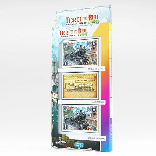 Gamegenic - Ticket to Ride Europe Art Sleeves (168 Sleeves)
