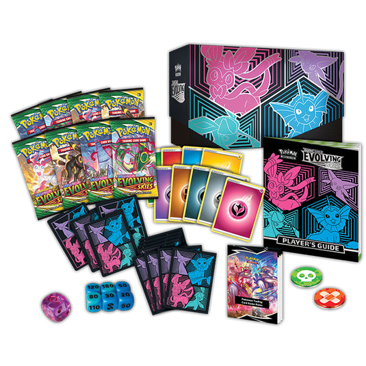 Pokemon - Sword & Shield - Evolving Skies - Elite Trainer Box - Sylveon, Espeon, Glaceon & Vaporeon
