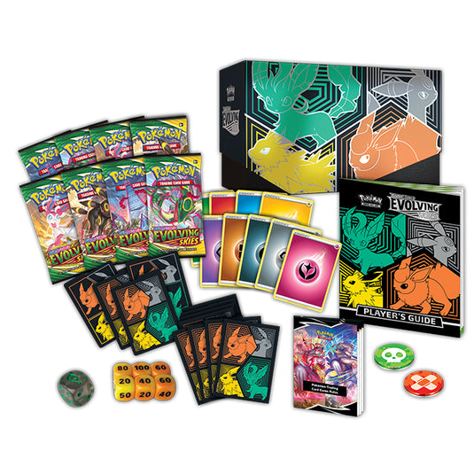 Pokemon - Sword & Shield - Evolving Skies - Elite Trainer Box - Leafeon, Umbreon, Jolteon & Flareon