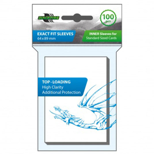 Blackfire - Exact Fit Sleeves - Top Loading - (100 Sleeves)