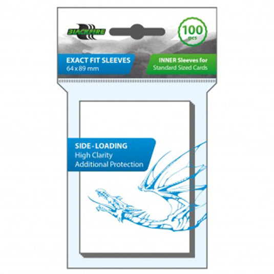 Blackfire - Exact Fit Sleeves - Side Loading - (100 Sleeves)