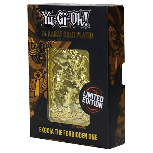 Yu-Gi-Oh! Limited Edition 24K Gold Metal - Exodia the Forbidden One