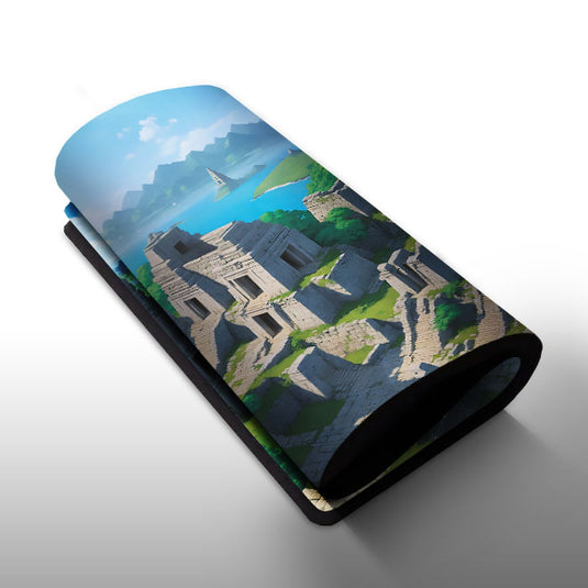 Exo Grafix - Playmat - Mesozoic Caverns - Blue