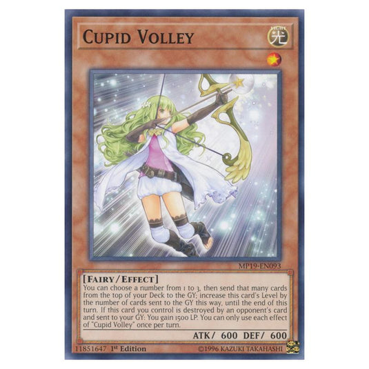 Yu-Gi-Oh! - 2019 Gold Sarcophagus Tin Mega Pack - Cupid Volley (Common) MP19-EN093