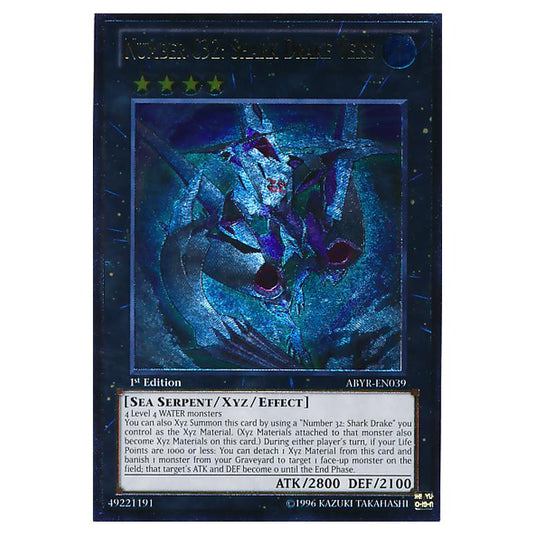 Yu-Gi-Oh! - Abyss Rising - Number C32: Shark Drake Veiss (Ultimate Rare) ABYR-EN039