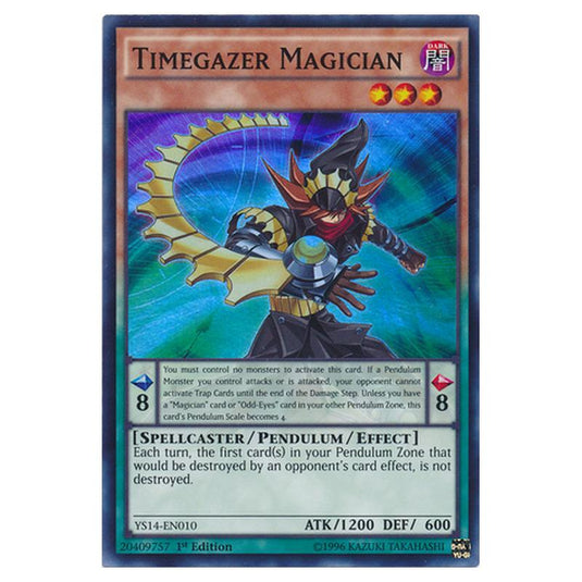 Yu-Gi-Oh! - Super Starter - Space-Time Showdown - Timegazer Magician (Super Rare) YS14-EN010