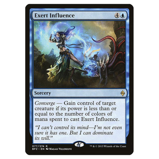 Magic The Gathering - Battle For Zendikar - Exert Influence - 77/274 (Foil)