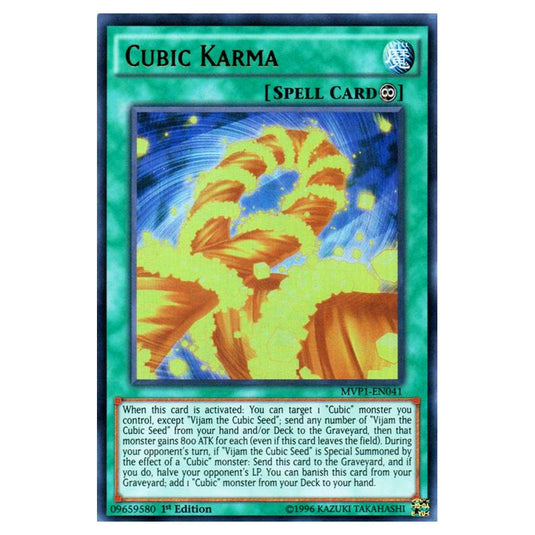 Yu-Gi-Oh! - Yu-Gi-Oh! The Dark Side of Dimensions Movie Pack - Cubic Karma (Ultra Rare) MVP1-EN041