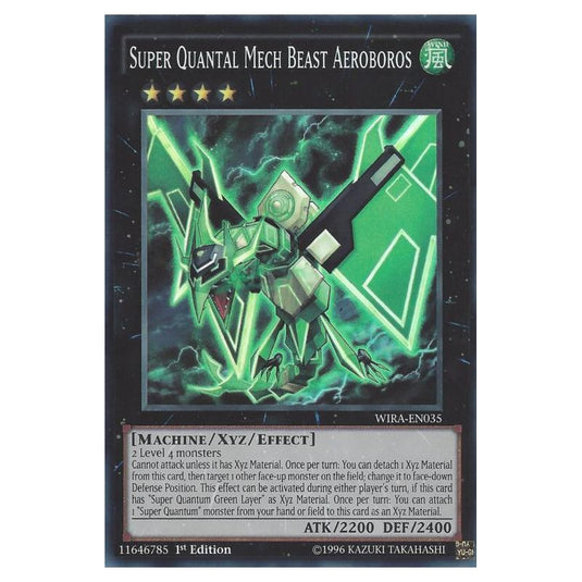 Yu-Gi-Oh! - Wing Raiders - Super Quantal Mech Beast Aeroboros (Super Rare) WIRA-EN035