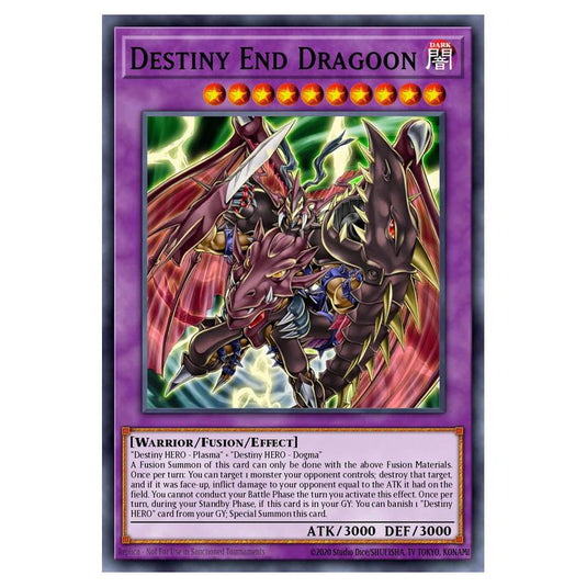 Yu-Gi-Oh! - Speed Duel GX - Duel Academy Box - Destiny End Dragoon (Common) SGX1-ENB20