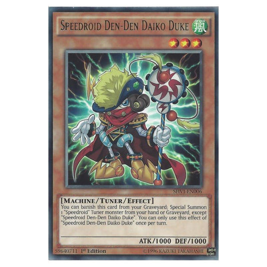 Yu-Gi-Oh! - Shining Victories - Speedroid Den-Den Daiko Duke (Rare) SHVI-EN006