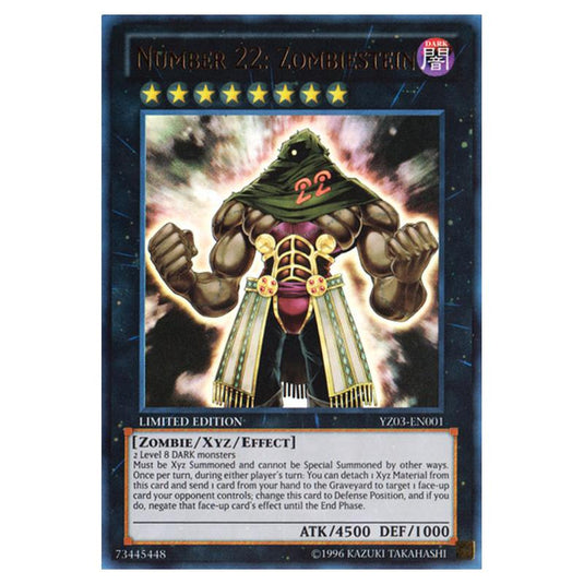Yu-Gi-Oh! - Yu-Gi-Oh! ZEXAL Volume 3 promotional card - Number 22: Zombiestein (Ultra Rare) YZ03-EN001