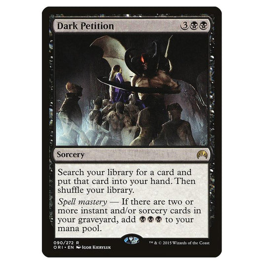 Magic The Gathering - Magic Origins - Dark Petition - 90/272 (Foil)